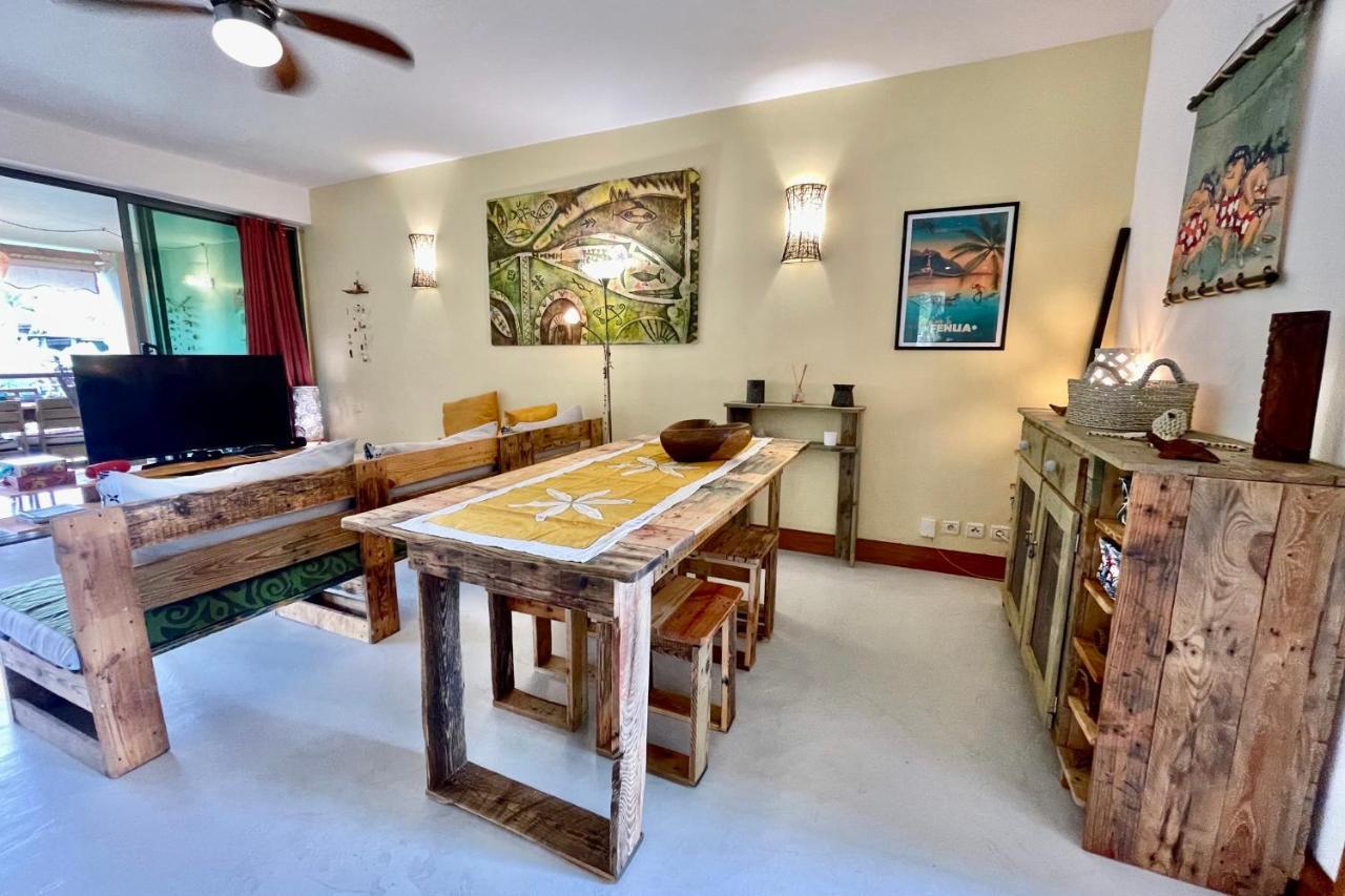 Vaiava Beach Carlton- Tahiti - Beachfront Luxury Residence & Pool - 4 Pers Punaauia  Extérieur photo